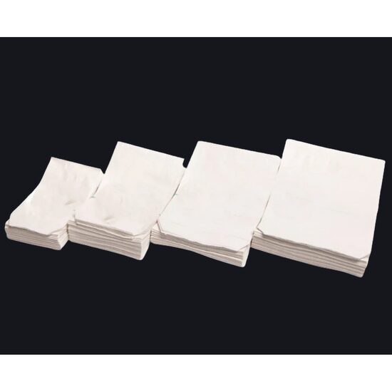 Pungi de hartie albe cu model 