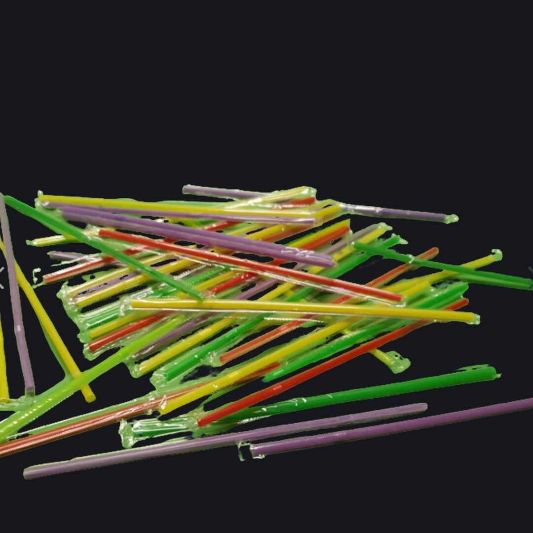 Paie colorate plastic
