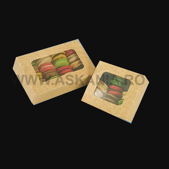 Cutii cu fereastra macarons