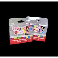 Lumanari decorative Mickey  Happy Birthday 12set/cut