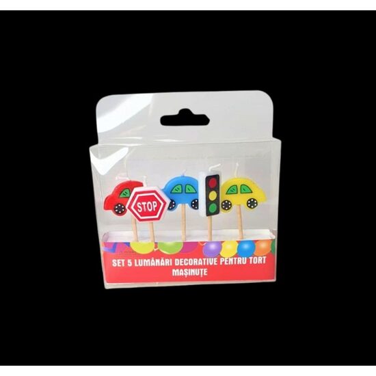Lumanari decorative CARS 5buc/set 12set/cut