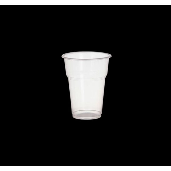 Pahar plastic cristal 300ml frappe (50buc),25set/bax